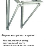 ферма опорная сварная